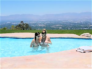 Shyla Jennings and Ryan Ryans after pool puss soiree