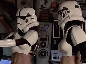 Parody - two Storm Troopers love some Wookie penis