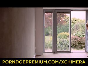 XCHIMERA - subjugated blonde conformity hump with master